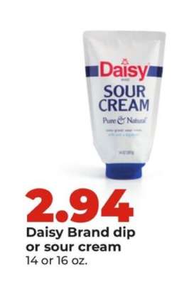 Daisy Brand dip or sour cream