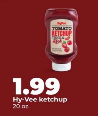 Hy-Vee ketchup