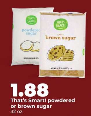 That's Smart! powdered or brown sugar