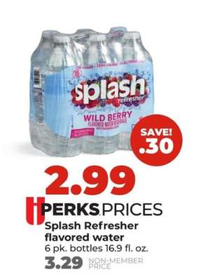 Splash Refresher Flavored Water