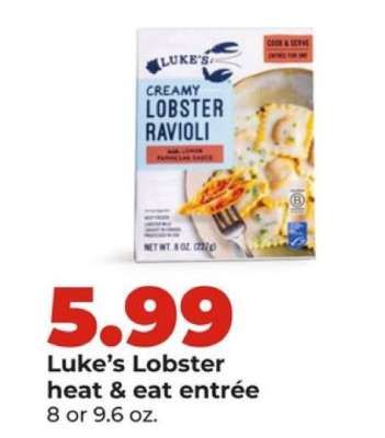 Luke’s Lobster heat & eat entrée