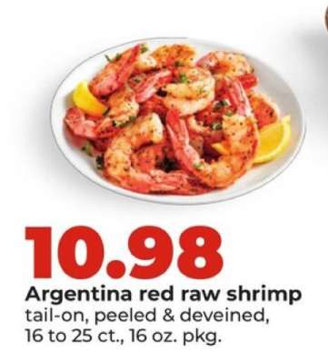 Argentina red raw shrimp