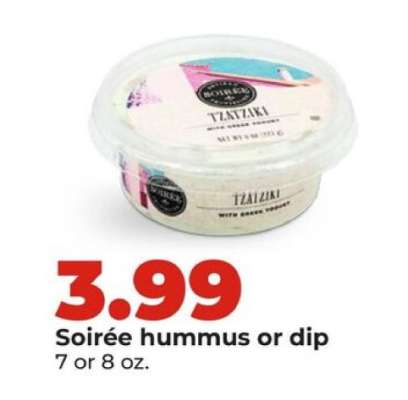 Soirée hummus or dip