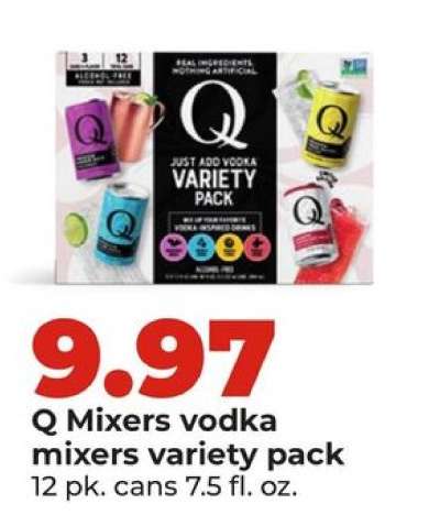 Q Mixers vodka mixers variety pack