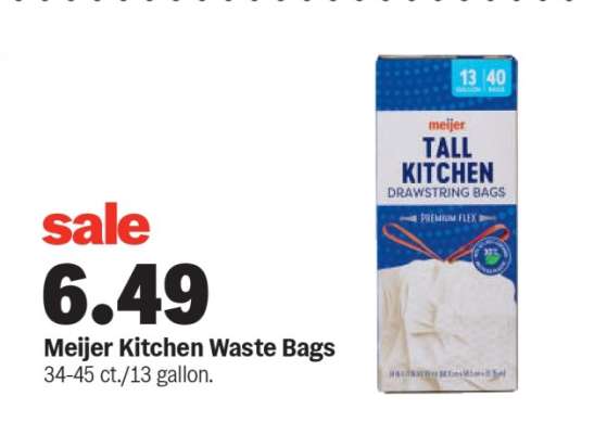 Meijer Kitchen Waste Bags