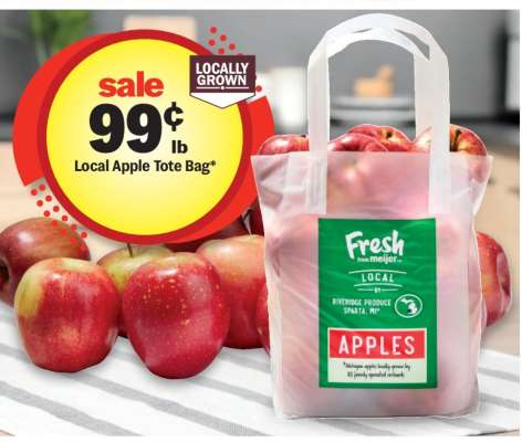 Local Apple Tote Bag