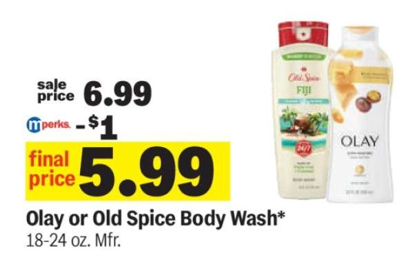 Olay or Old Spice Body Wash*