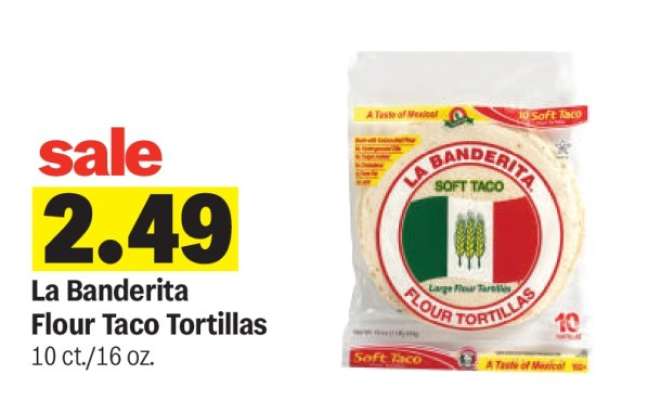 La Banderita Flour Taco Tortillas