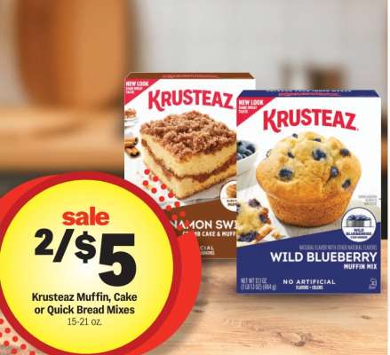 Krusteaz Muffin, Cake or Quick Bread Mixes