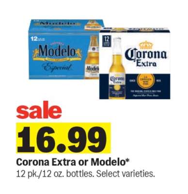 Corona Extra or Modelo