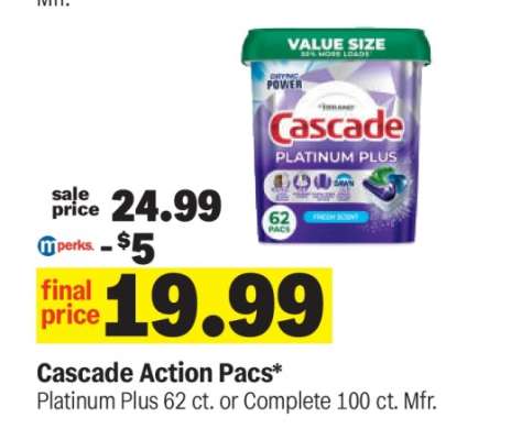 Cascade Action Pacs