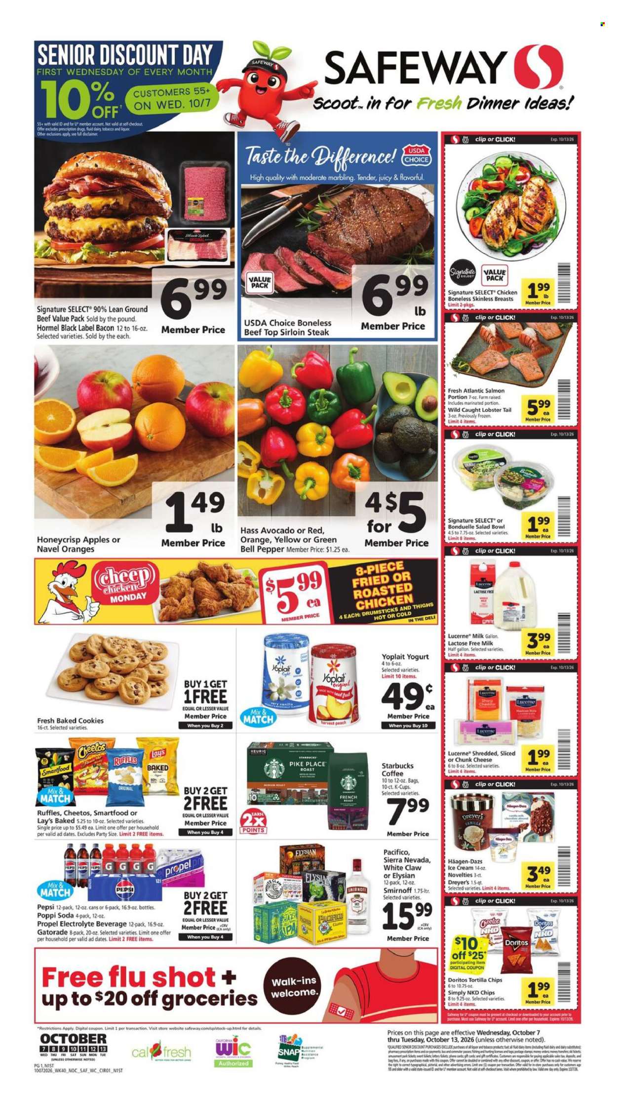 Safeway ad - 10/07/2026 - 10/13/2026. Page 1