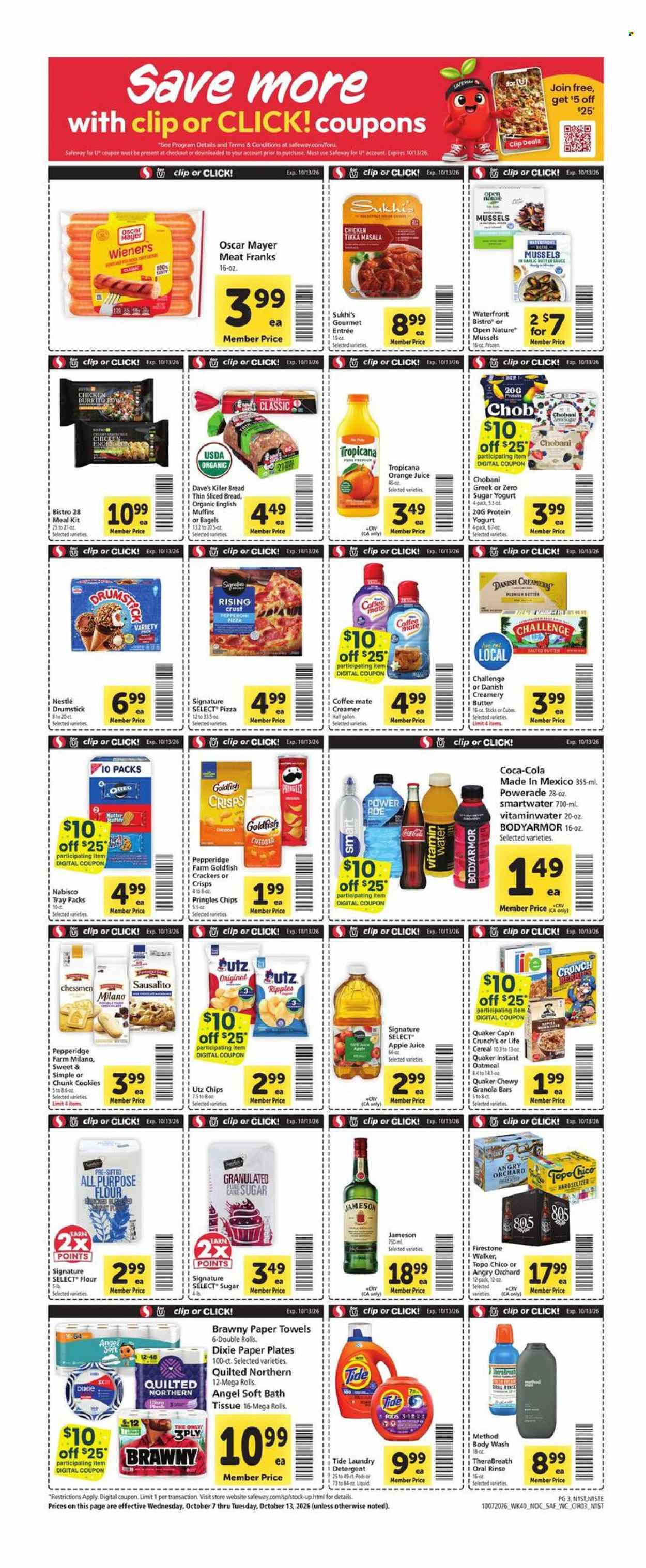 Safeway ad - 10/07/2026 - 10/13/2026. Page 3
