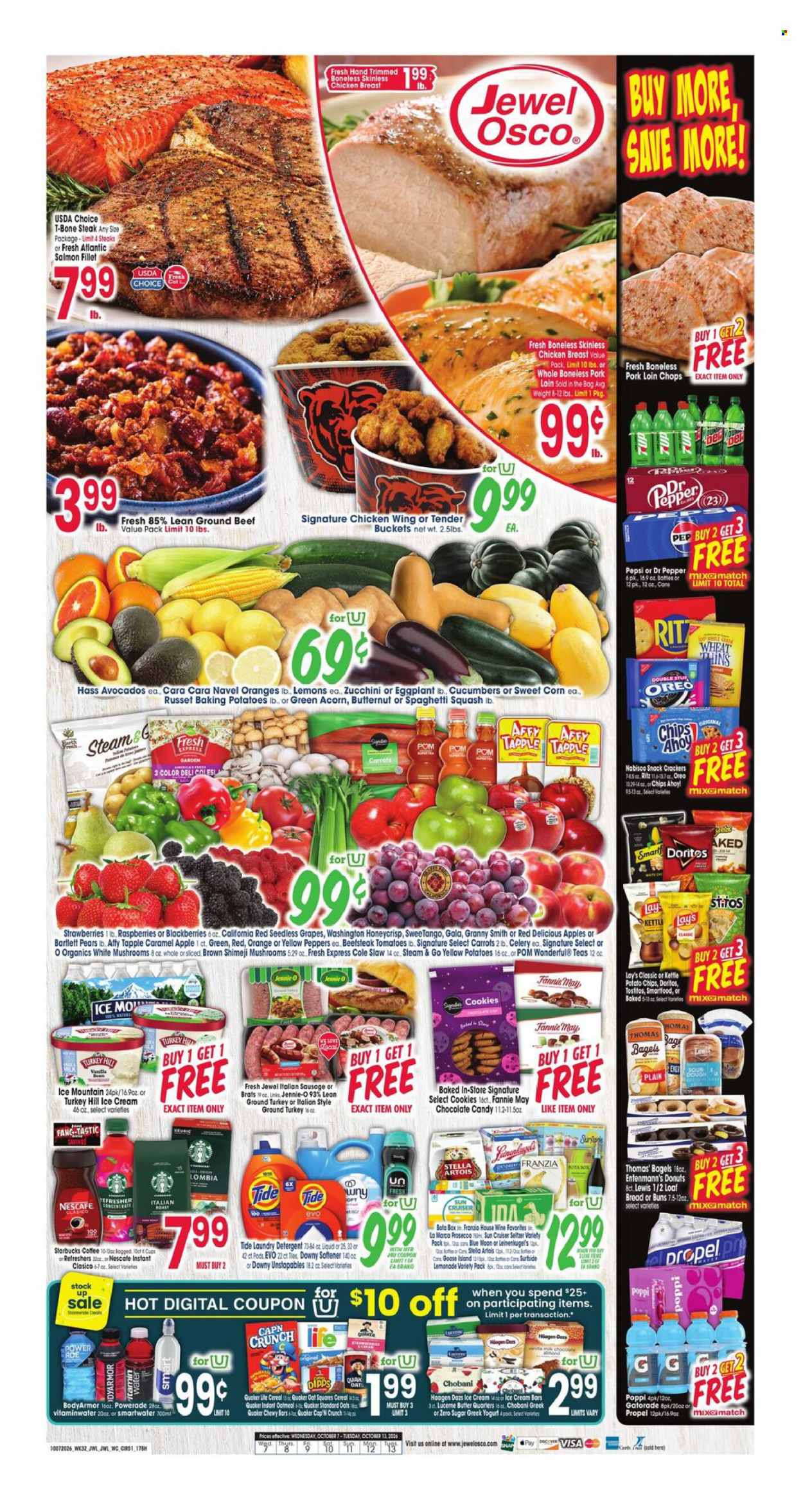 Jewel Osco ad - 10/07/2026 - 10/13/2026. Page 1