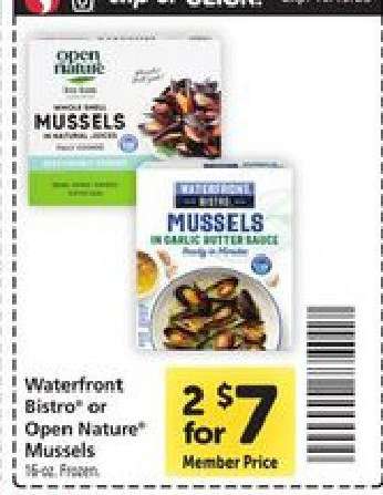 Waterfront Bistro or Open Nature Mussels