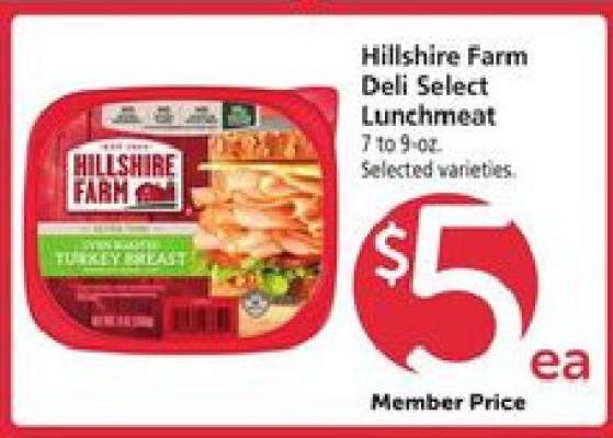 Hillshire Farm Deli Select Lunchmeat