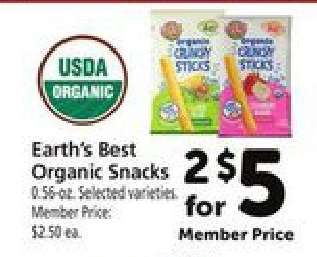 Earth's Best Organic Snacks