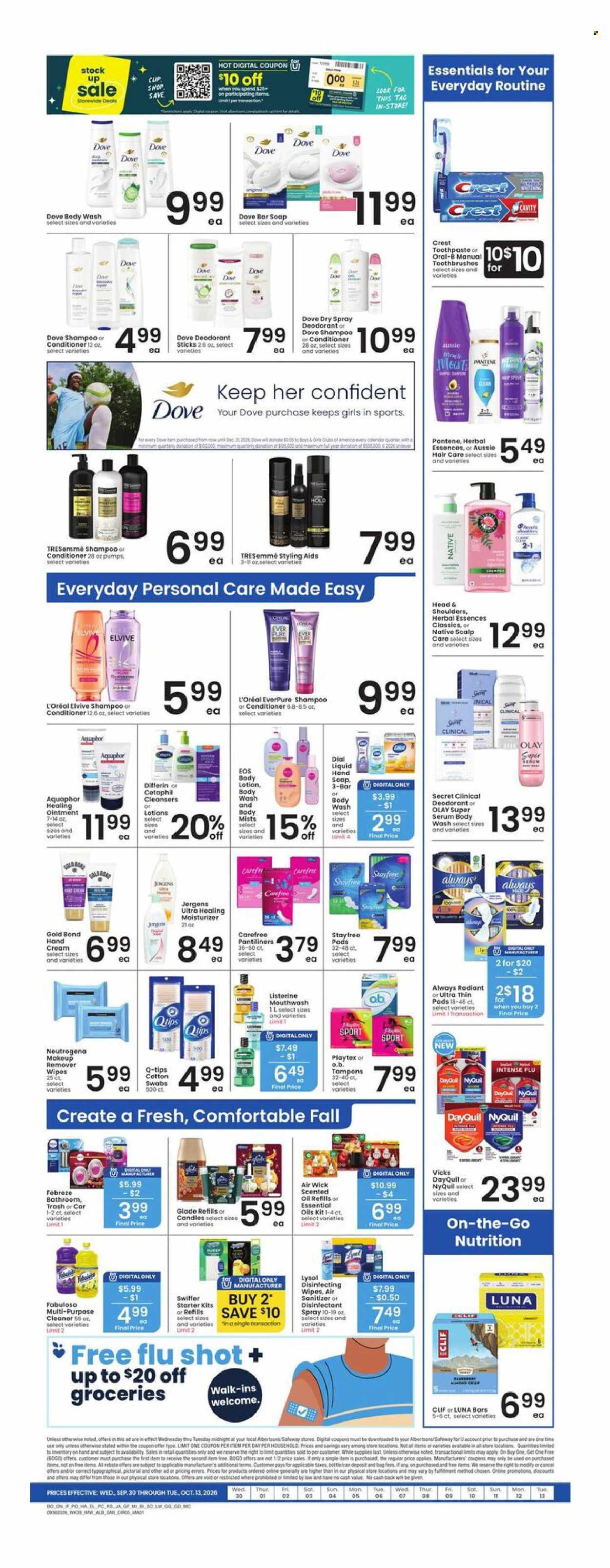 Albertsons ad - 10/07/2026 - 10/13/2026. Page 6