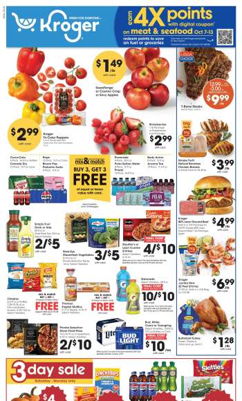 Kroger Flyer - 10/07/2026 - 10/13/2026.