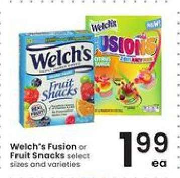 Welch's Fusion or Fruit Snacks