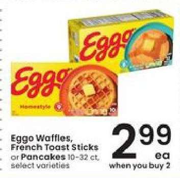 Eggo Waffles, French Toast Sticks or Pancakes