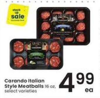 Carando Italian Style Meatballs