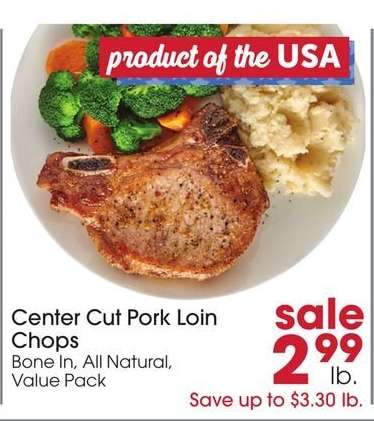 Center Cut Pork Loin Chops