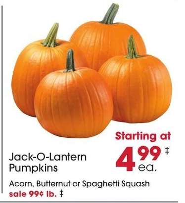 Jack-O-Lantern Pumpkins