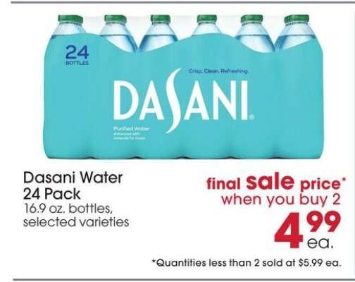 Dasani Water 24 Pack