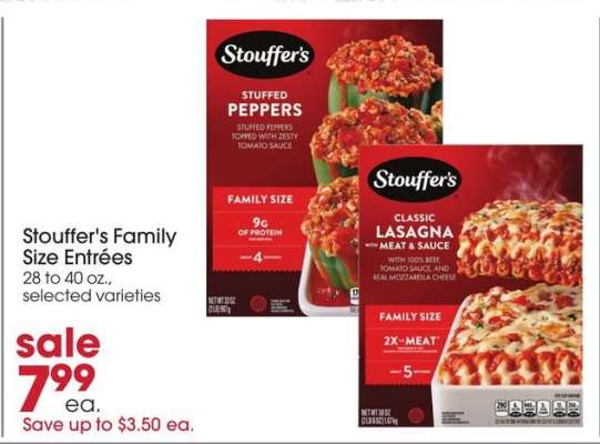 Stouffer's Family Size Entrées