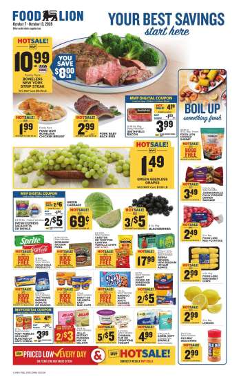 Food Lion Flyer - 10/07/2026 - 10/13/2026.