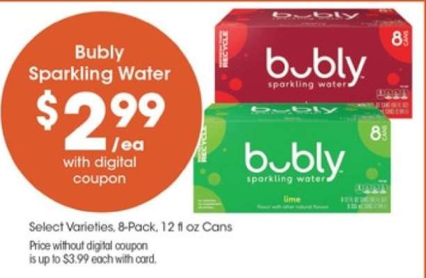 Bubly Sparkling Water