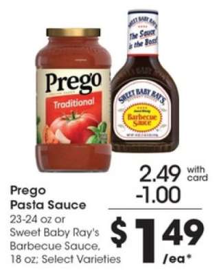 Prego Pasta Sauce