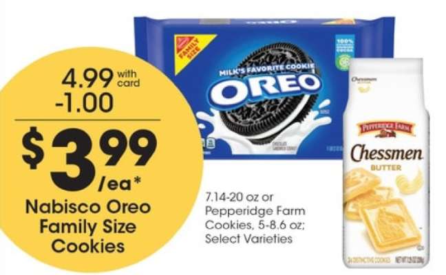 Nabisco Oreo Family Size Cookies