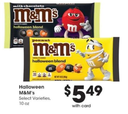 Halloween M&M's