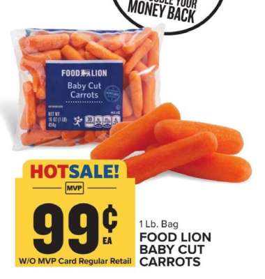 FOOD LION BABY CUT CARROTS