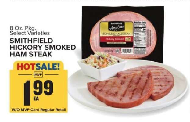 Smithfield Hickory Smoked Ham Steak