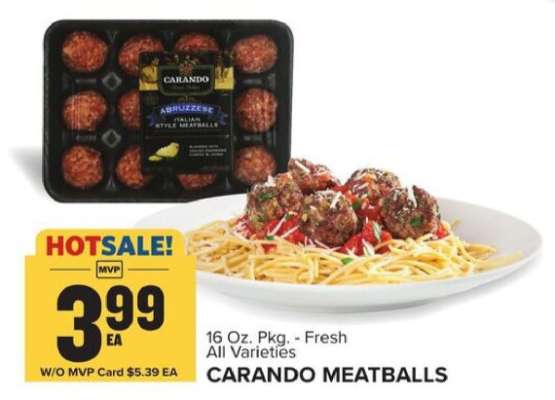 Carando Meatballs
