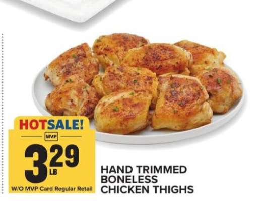 Hand Trimmed Boneless Chicken Thighs