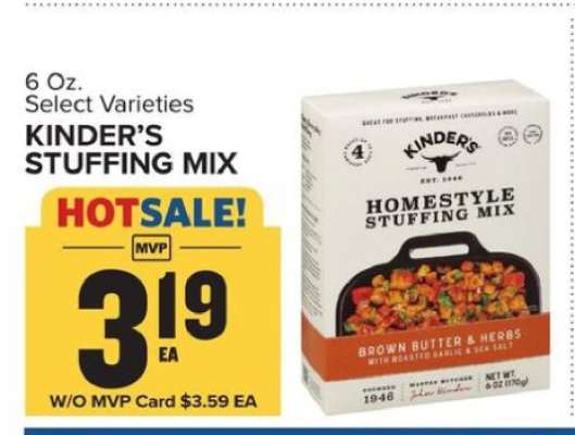 KINDER'S STUFFING MIX