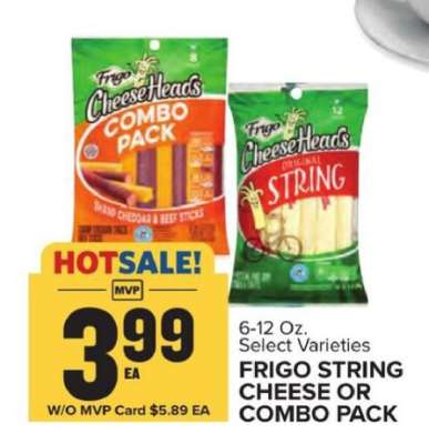Frigo String Cheese or Combo Pack