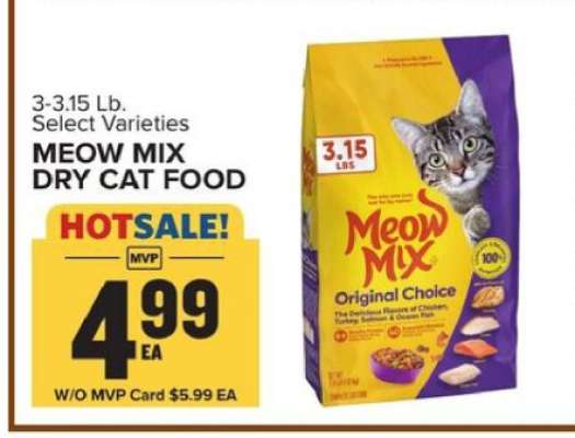 Meow Mix Dry Cat Food*