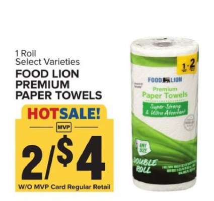 FOOD LION PREMIUM PAPER TOWELS