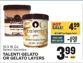 Talenti Gelato or Gelato Layers