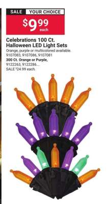 Celebrations 100 Ct. Halloween LED Light Sets