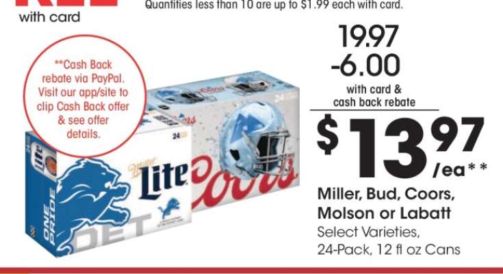 Miller, Bud, Coors, Molson or Labatt