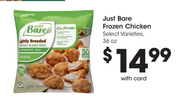 Just Bare Frozen Chicken