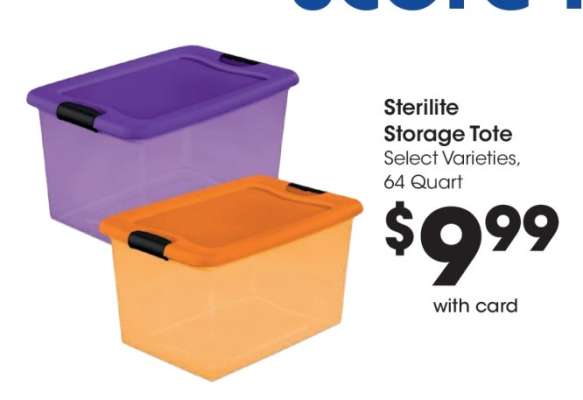 Sterilite Storage Tote