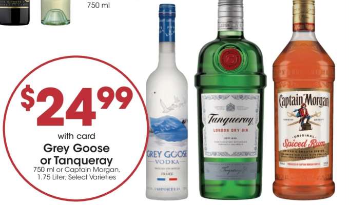 Grey Goose or Tanqueray