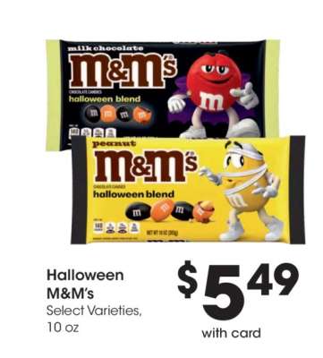 Halloween M&M's
